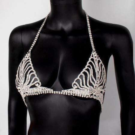 Crystal Silver Lingerie